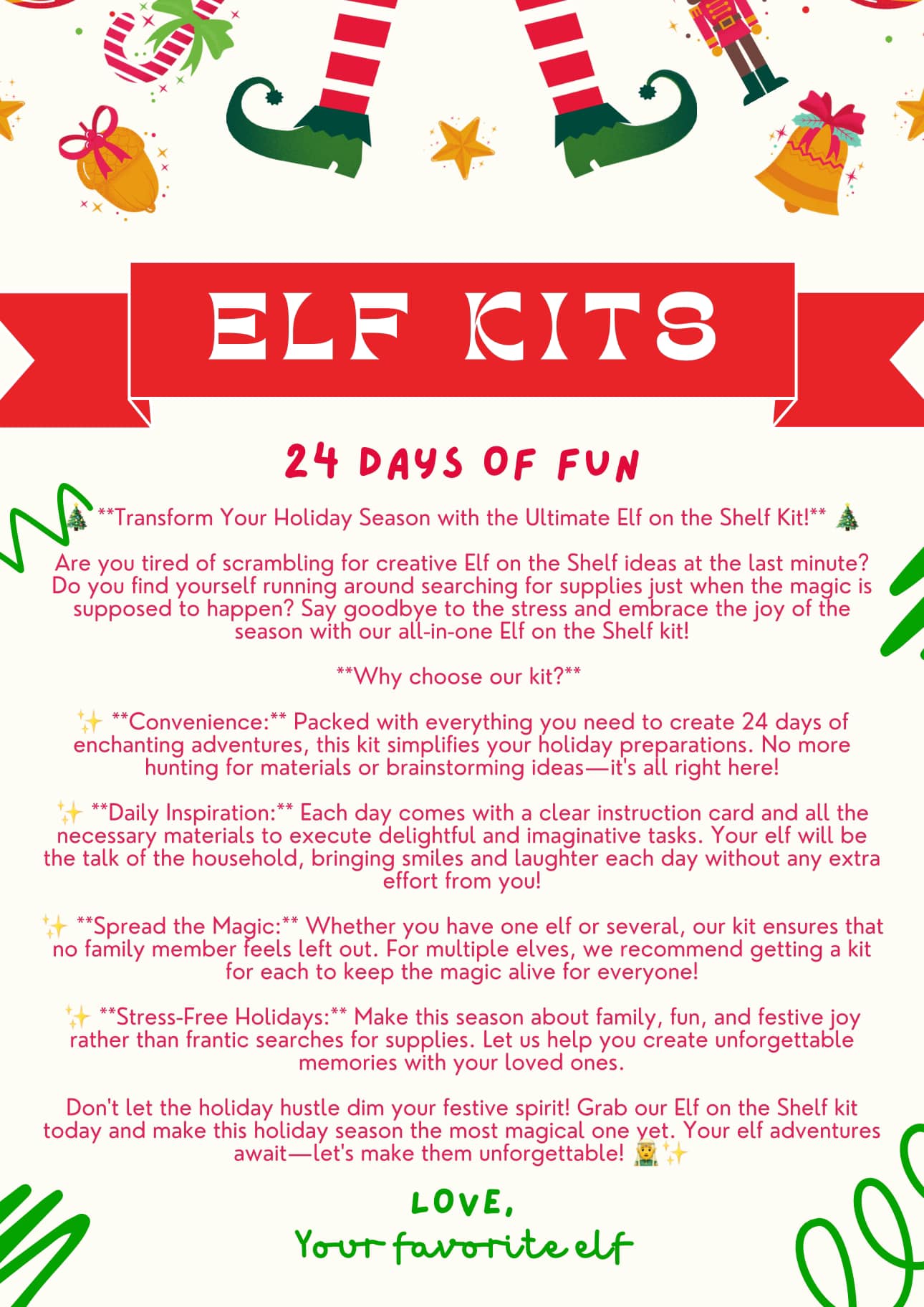 Elf on the Shelf Kit