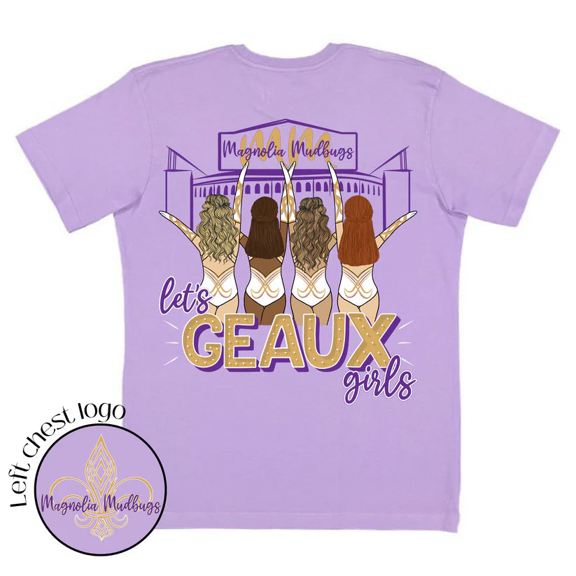 Let's GEAUX Girls Tee