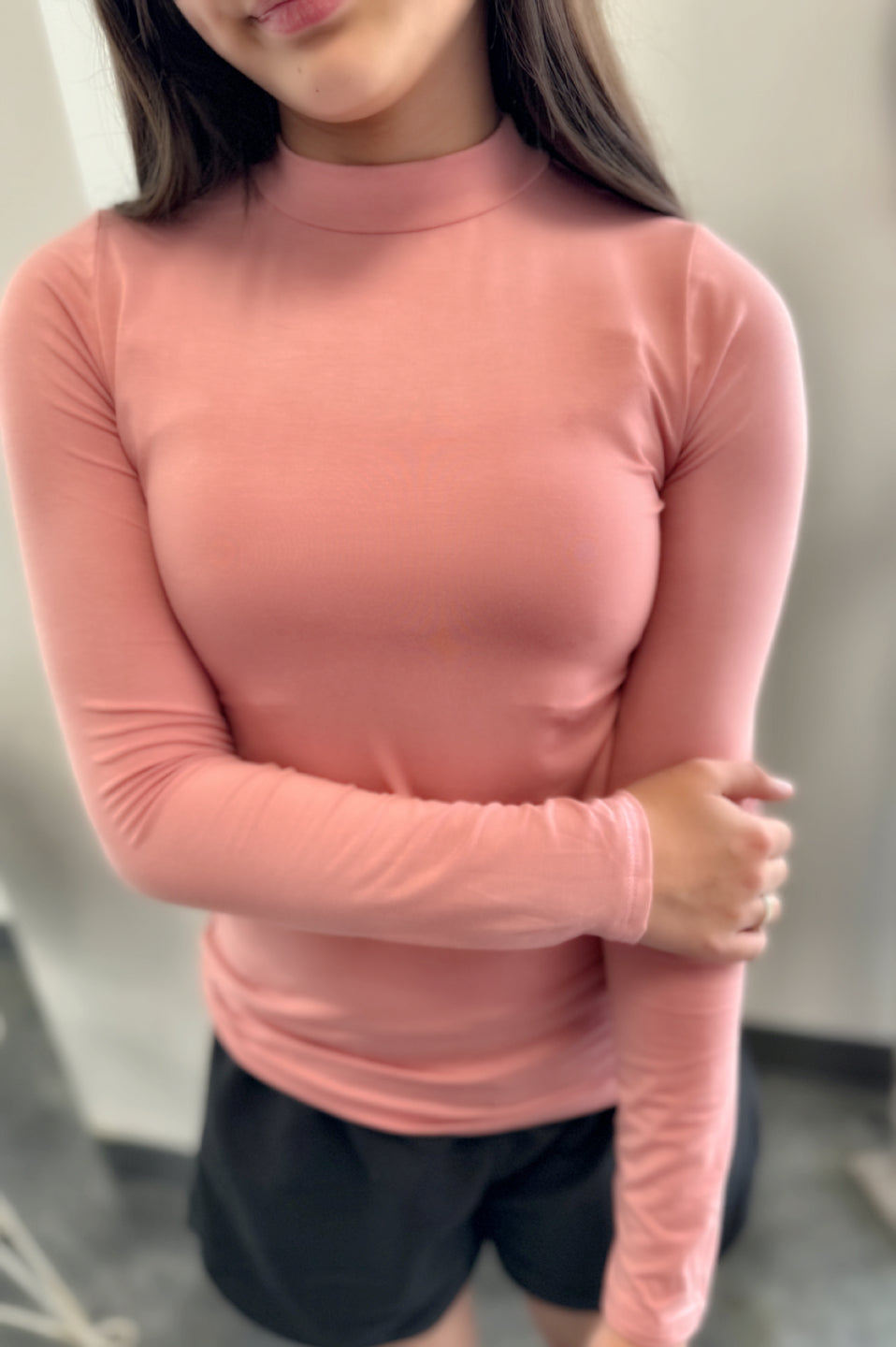 Rose Long Sleeve Modal Knit Top