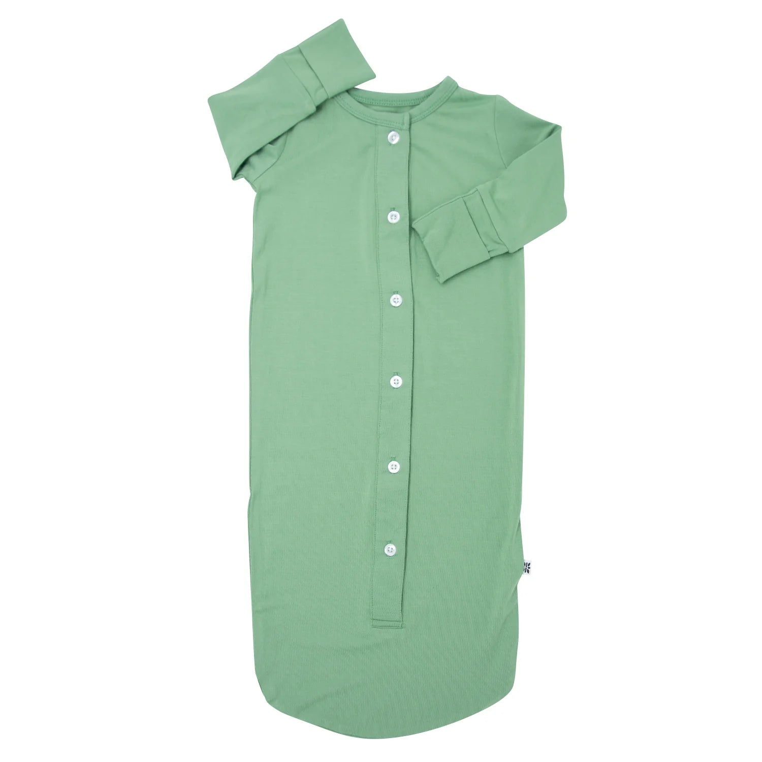 Shale Green Button Gown