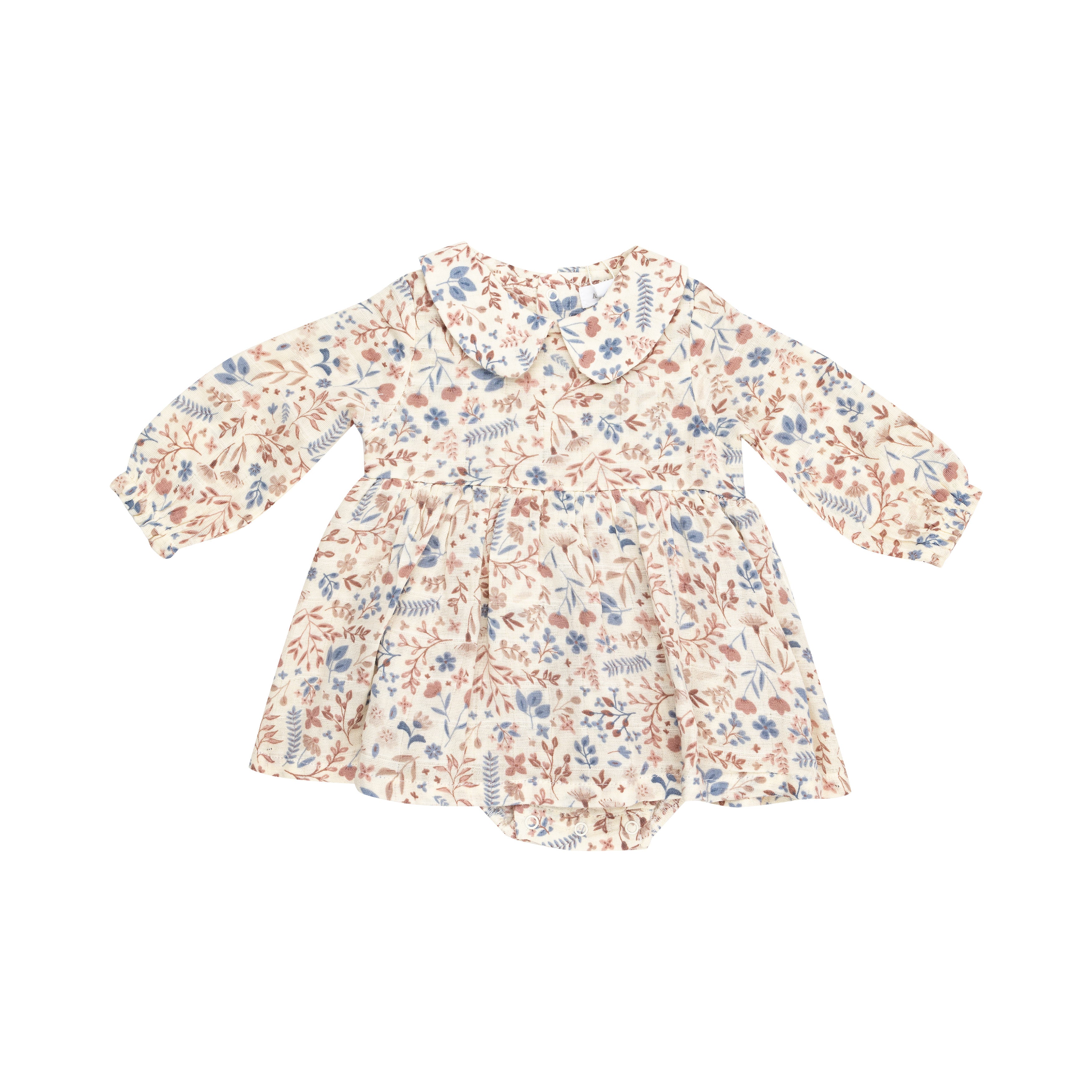 Western Floral Peter Pan Collar